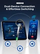 Беспроводная гарнитура Bluetooth HEIBAS с микрофоном для работы - изображение 8