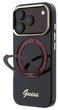 Панель Guess IML Ring Stand 360 Script Metal Logo MagSafe для Apple iPhone 17 Pro / 18 Pro Burgundy (3666339655549) - зображення 6