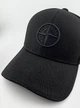 Бейсболка Котон з вишивкою STONE ISLAND Утеплена на флісі з вухами чорна L/XL (59-60 см) - зображення 3