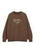 Світшот на флісі Pull & Bear бежевий з принтом KGOBY526 XL - изображение 6