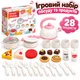 Игровой набор посуды и продуктов Dream Kitchen 28 предметов 503-2 Розовый 73571 - изображение 1