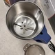 Мощная электрическая кофемолка синего цвета Zepline ZP-00371 500 Вт с ножами из нержавеющей стали для измельчения специй и орехов, универсальный роторный измельчитель зёрен кофе с объёмом чаши 100 г - изображение 14