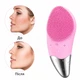 Щетка – массажер для лица Sonic Facial Brush силиконовая ручная электрическая - изображение 4