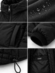 Чоловіча Чорна Тепла Куртка Пуховик Without Mountain 27 S/M Black - изображение 5