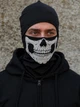 Чоловіча Гірськолижна Бавовняна Балаклава Without Extreme З Принтом Череп Black - зображення 2