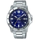 Мужские часы Casio MTP-VD01D-2E синий циферблат - изображение 1