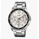 Чоловічий годинник Casio MTP-1374D-7A сріблястий циферблат - зображення 1