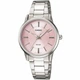 Жіночий годинник Casio LTP-1303D-4A рожевий циферблат - зображення 1