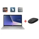 Ультрабук-трансформер Asus Zenbook Q406DA / 14" (1920x1080) IPS Touch / AMD Ryzen 5 3500U (4 (8) ядра по 2.1 - 3.7 GHz) / 8 GB DDR4 / 256 GB SSD / AMD Radeon RX Vega 8 / WebCam / HDMI б/у + Подарок Беспроводная мышь / USB - изображение 1