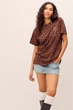 Футболка Victoria's Secret 46(L) Коричневий леопард (158313) - зображення 4