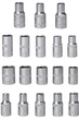 Набор инструментов Alloid Base 1/2" и 1/4" 6-гранный, 109 предметов (NG-1109BS) - изображение 7