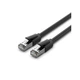Патч-корд 8m S/FTP cat 8 RJ-45 black Vention (IKKBK) - зображення 1
