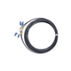 Оптичний патчкорд LC/UPC-LC/UPC, Multimode (50/125, OM3), LSZH, Duplex, Black, 5m Eserver (ES-LC-LC/UPC-5-MM-D) - зображення 3