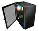 Ігровий корпус, 1*120mm ARGB, вентилятори передвстановлені, Mini ITX / Micro ATX, скляне вікно (Purity RGB (Black)) - изображение 4