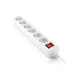 Мережевий фільтр живлення REAL-EL RS-6 Protect M 3m, white (EL122300033) - зображення 5