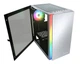 Ігровий корпус, 1*120mm ARGB, вентилятори передвстановлені, Mini ITX / Micro ATX, скляне вікно (Purity RGB (White)) - изображение 4