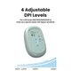 Мышка Ugreen MU105 Wireless Green (90672) - изображение 8