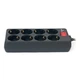 Сетевой фильтр питания REAL-EL REAL-EL RS-8 PROTECT, 1.8m, black (EL122300021) - изображение 5