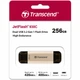 USB флеш накопичувач Transcend 256GB JetFlash 930 Gold-Black USB 3.2/Type-C (TS256GJF930C) - зображення 8