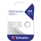 USB флеш накопитель Verbatim 64GB Metal Executive Silver USB 2.0 (98750) - изображение 5