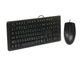 Комплект клавіатура+мишка KK-3+OP-330S, USB, Чорна (KK-3330S Black) - изображение 2