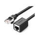 Патч-корд 5m F/UTP cat 6 RJ-45 extension black Ugreen (U_11283) - изображение 2
