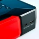 Пускозарядное устройство для авто Бустер J16 39800mah 1800A с функцией Павербанка USB+Type-C и Компрессора, LED фонарик Черно-красный - изображение 2