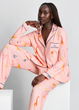 Пижамная рубашка Primark boyfriend pyjamas long sleeve XS для дома и сна Оранжевый (10330) - изображение 1