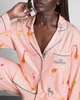 Пижамная рубашка Primark boyfriend pyjamas long sleeve XS для дома и сна Оранжевый (10330) - изображение 2