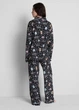 Пижамная рубашка Primark boyfriend pyjamas long sleeve S для дома и сна Черный (10333) - изображение 6