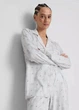 Пижамная рубашка Primark boyfriend pyjamas long sleeve S для дома и сна Молочный (10325) - изображение 1