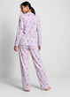 Пижамная рубашка Primark boyfriend pyjamas long sleeve XXS для дома и сна Лиловый (10327) - изображение 3