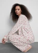 Пижамная рубашка Primark boyfriend pyjamas long sleeve М для дома и сна Розовый (10334) - изображение 3