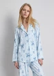 Пижамная рубашка Primark boyfriend pyjamas long sleeve XS для дома и сна Голубой (10323) - изображение 1