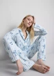 Пижамная рубашка Primark boyfriend pyjamas long sleeve XS для дома и сна Голубой (10323) - изображение 2