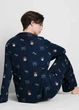 Пижамная рубашка Primark boyfriend pyjamas long sleeve XXL для дома и сна Синий (10331) - изображение 4