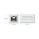 Зрощувач FTP 1+1 RJ45 cat 6 FTP white Vention (IPVW0) - зображення 2