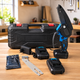 Аккумуляторная цепная мини-пила Electric SAW BLUE 6″ 20V/4Ah с кейсом и 2 аккумуляторами Садовая ручная электропила Мини-цепная пила для обрезки веток Аккумуляторная пилка для сада и дачи - изображение 8