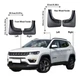 Бризковики для Jeep Compass (MP) 2017-2019 Комплект 4 шт (OEM: 82214642AE, 82214642, 82214642AC, 82214642AD) - изображение 2
