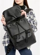Жіночий міський рюкзак RollTop Sambag Loft Zard з клапаном для ноутбука до 17 дюймів, чорний 60567 - зображення 7