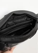Большая мужская поясная сумка бананка из экокожи Sambag DynamicDart черная городская 61058 - изображение 11