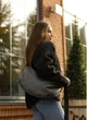 Женская сумка хобо Sambag HOBO Dolly графитовая из экокожи большая городская сумка через плечо 69042 - изображение 4