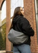 Женская сумка хобо Sambag HOBO Dolly графитовая из экокожи большая городская сумка через плечо 69042 - изображение 7