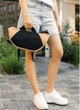 Большая женская поясная сумка бананка из экокожи Sambag DynamicDart бежевая 60521 - изображение 8