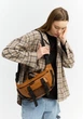 Большая женская поясная сумка бананка из натуральной кожи городская Sambag DynamicDart, рыжая 60510 - изображение 7