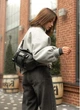 Большая женская поясная сумка бананка из экокожи городская Sambag DynamicDart, графитовая 60504 - изображение 8