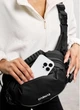 Женская сумка бананка через плечо Sambag Flex Pro черная вместительная городская с карманами 62268 - изображение 11