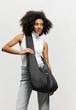 Женская сумка Sambag HOBO WEAVE черная вместительная городская для ноутбука водоотталкивающая 62280 - изображение 13