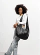 Женская сумка Sambag HOBO WEAVE черная 54x35x8 см эко-кожа для ноутбука 15.6 дюймов Sambag 55169 - изображение 1