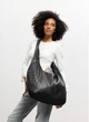 Женская сумка Sambag HOBO WEAVE черная 54x35x8 см эко-кожа для ноутбука 15.6 дюймов Sambag 55169 - изображение 7